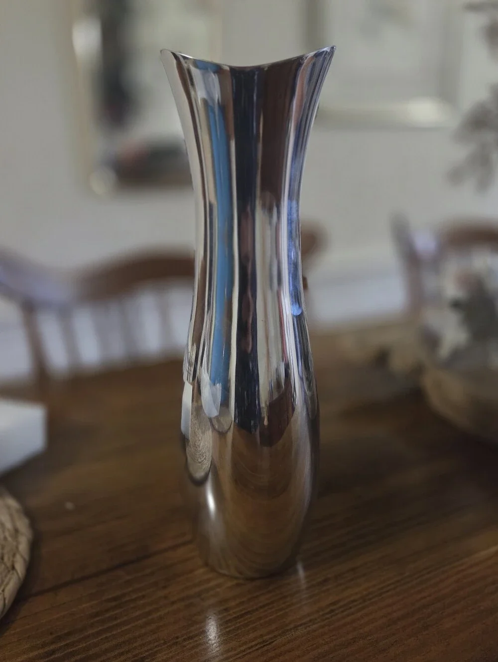 Nambe Polished Alloy Vase